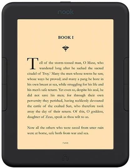 Barnes & Noble Barnes and Noble Nook Glowlight 4 eReader 6 32GB BNRV1100 Black (Renewed)